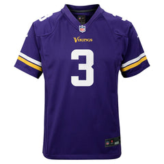 Minnesota Vikings Nike Jordan Addison  Youth Game Jersey