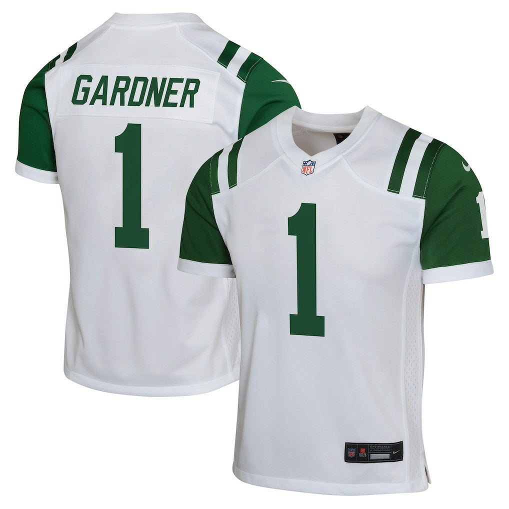 New York Jets Nike Ahmad Sauce Gardner  Youth Game Jersey