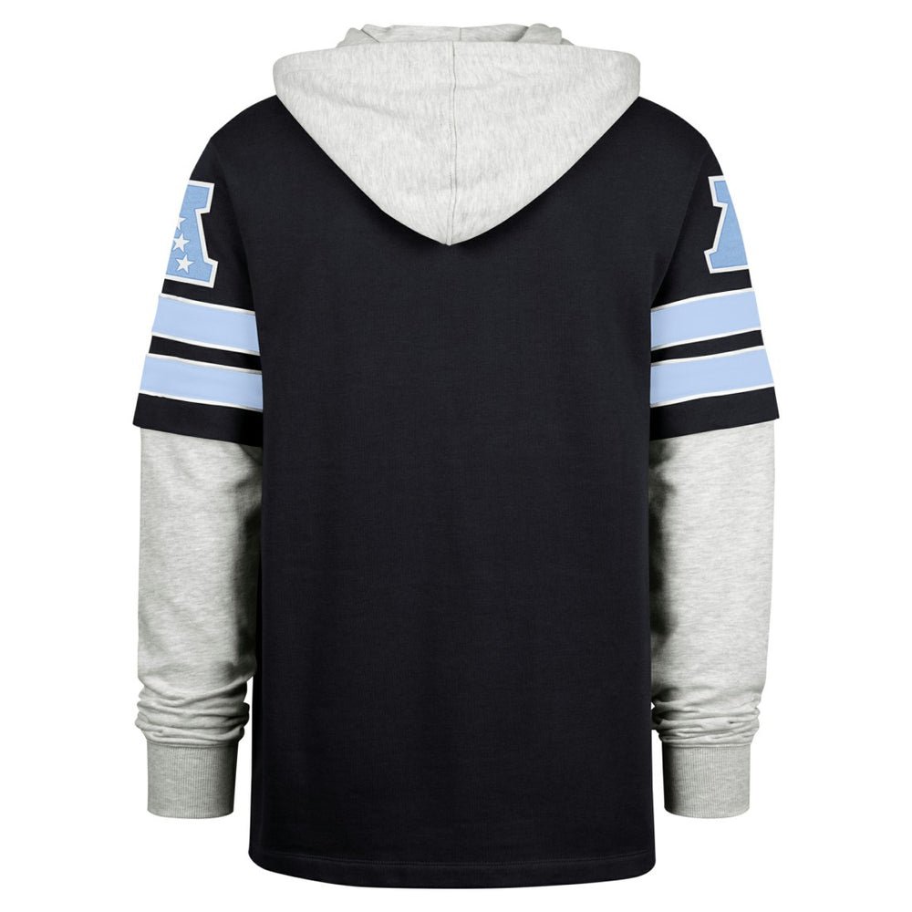 Tennessee Titans 47 brand '47 Double Header Blitz Cornerback Pullover Hoodie