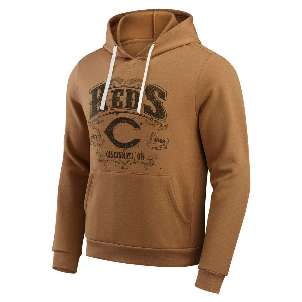 Cincinnati Reds Darius Rucker Collection by Fanatics Camp Fleece Pullover Hoodie  | MLB Outlet