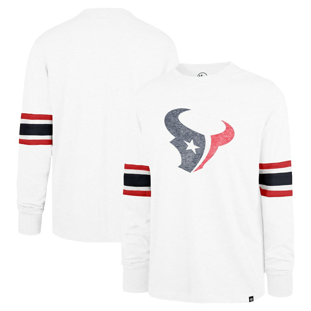 Houston Texans 47 brand '47 Gridiron Premier Brex Long Sleeve T-Shirt