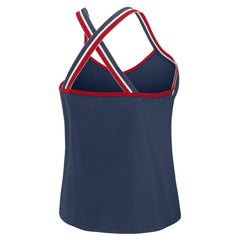 Atlanta Braves WEAR by Erin Andrews Women's Cross Strap Tank Top | MLB Near me