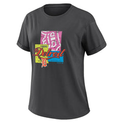 Detroit Tigers WEAR by Erin Andrews Women's Domestic Box Color Boyfriend T-Shirt | MLB US