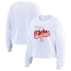 St. Louis Cardinals WEAR by Erin Andrews Women's Domestic Postcard Long Sleeve T-Shirt | MLB US