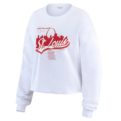 St. Louis Cardinals WEAR by Erin Andrews Women's Domestic Postcard Long Sleeve T-Shirt | MLB US