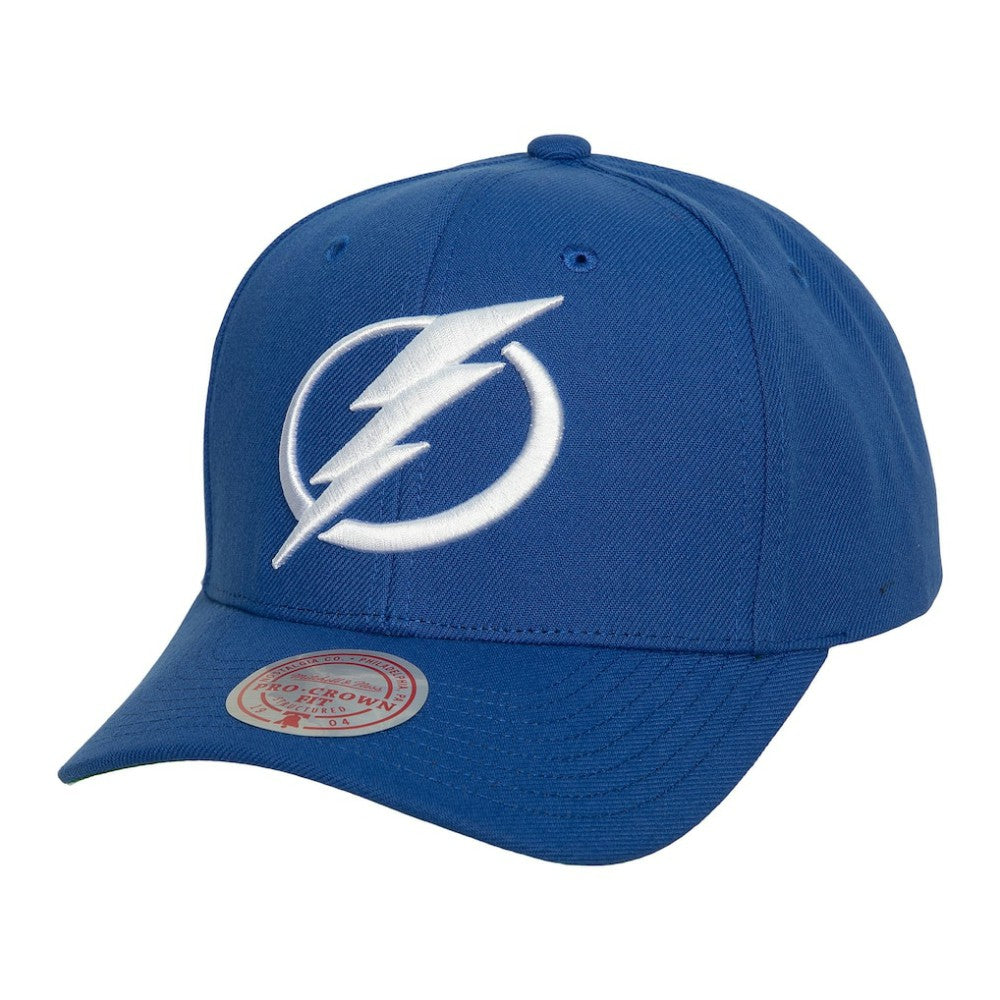 Tampa Bay Lightning Mitchell & Ness Core Team Ground Pro Adjustable Hat On Sale