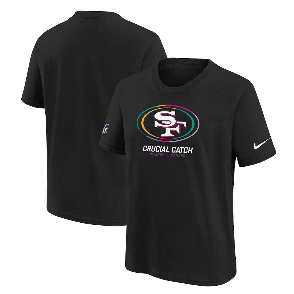 San Francisco 49ers Nike Youth 2024 NFL Crucial Catch T-Shirt