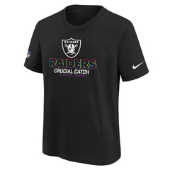 Las Vegas Raiders Nike Youth 2024 NFL Crucial Catch T-Shirt