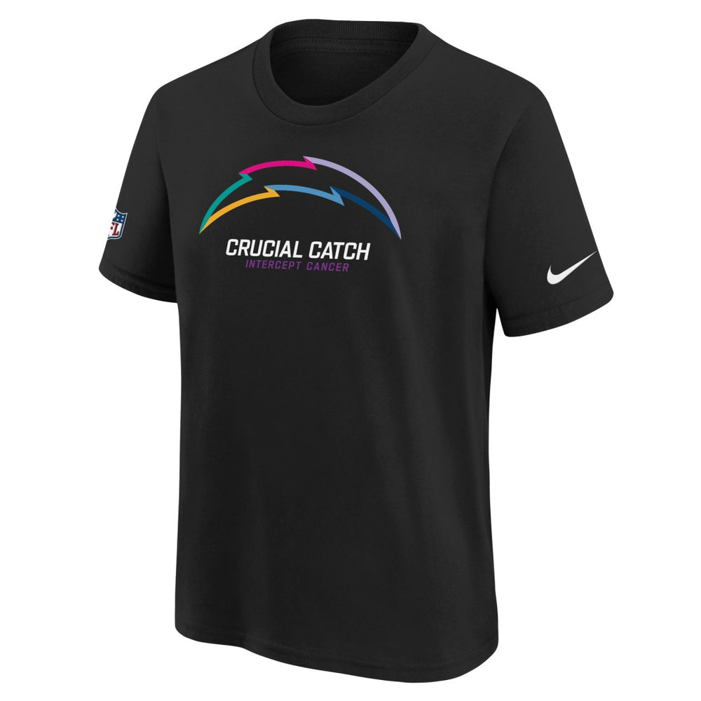 Los Angeles Chargers Nike Youth 2024 NFL Crucial Catch T-Shirt