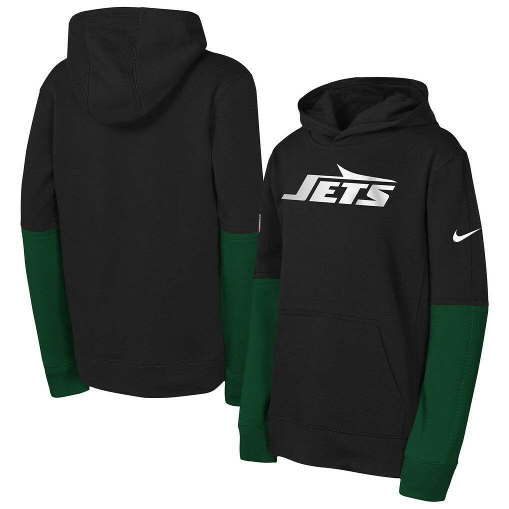 New York Jets Nike Youth Club Pullover Hoodie
