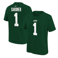New York Jets Nike Ahmad Sauce Gardner  Youth Player Name & Number T-Shirt