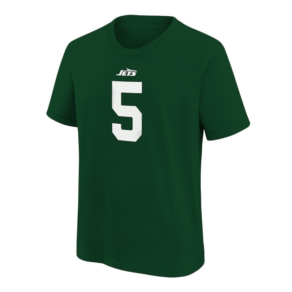 New York Jets Nike Garrett Wilson  Youth Player Name & Number T-Shirt