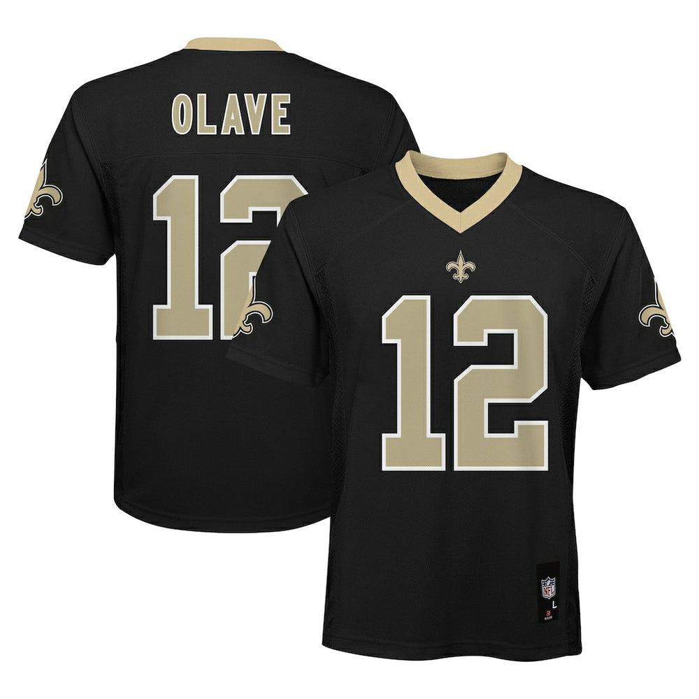 New Orleans Saints  Chris Olave  Youth Replica Player Jersey