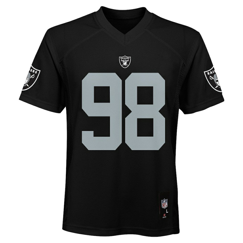 Las Vegas Raiders  Maxx Crosby  Youth Replica Player Jersey