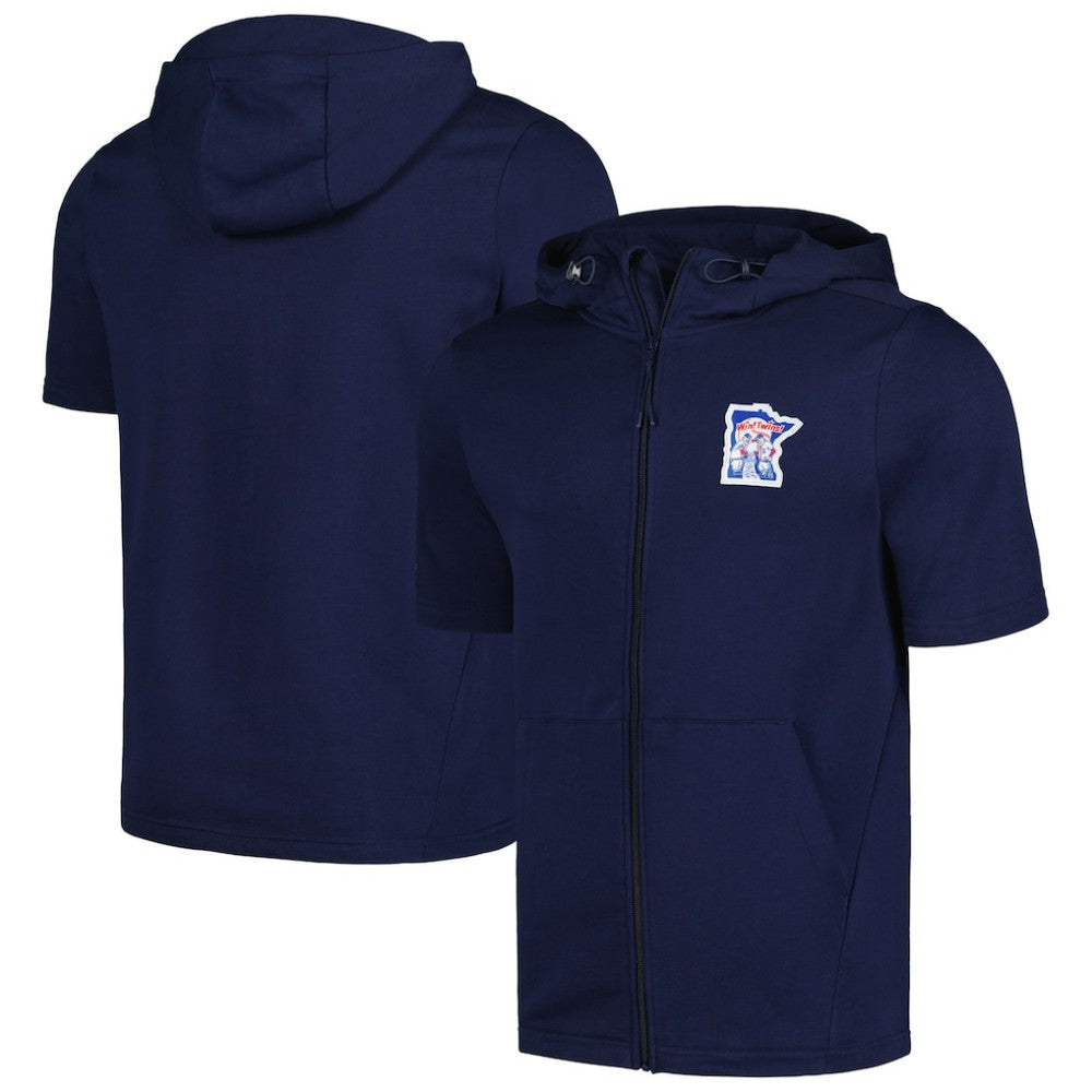 Minnesota Twins Levelwear Recruit Short Sleeve Full-Zip Hoodie | MLB Online