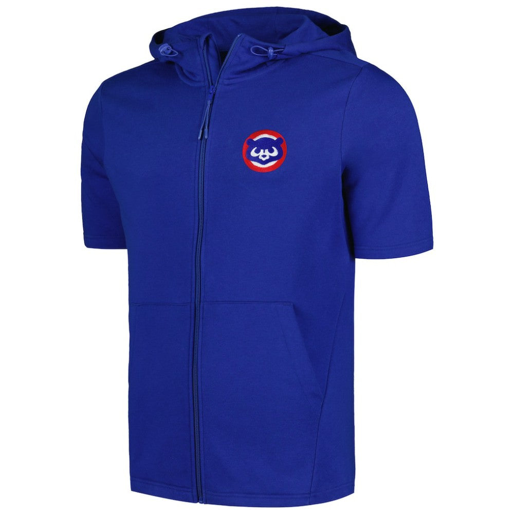 Chicago Cubs Levelwear Recruit Short Sleeve Full-Zip Hoodie | MLB Near me