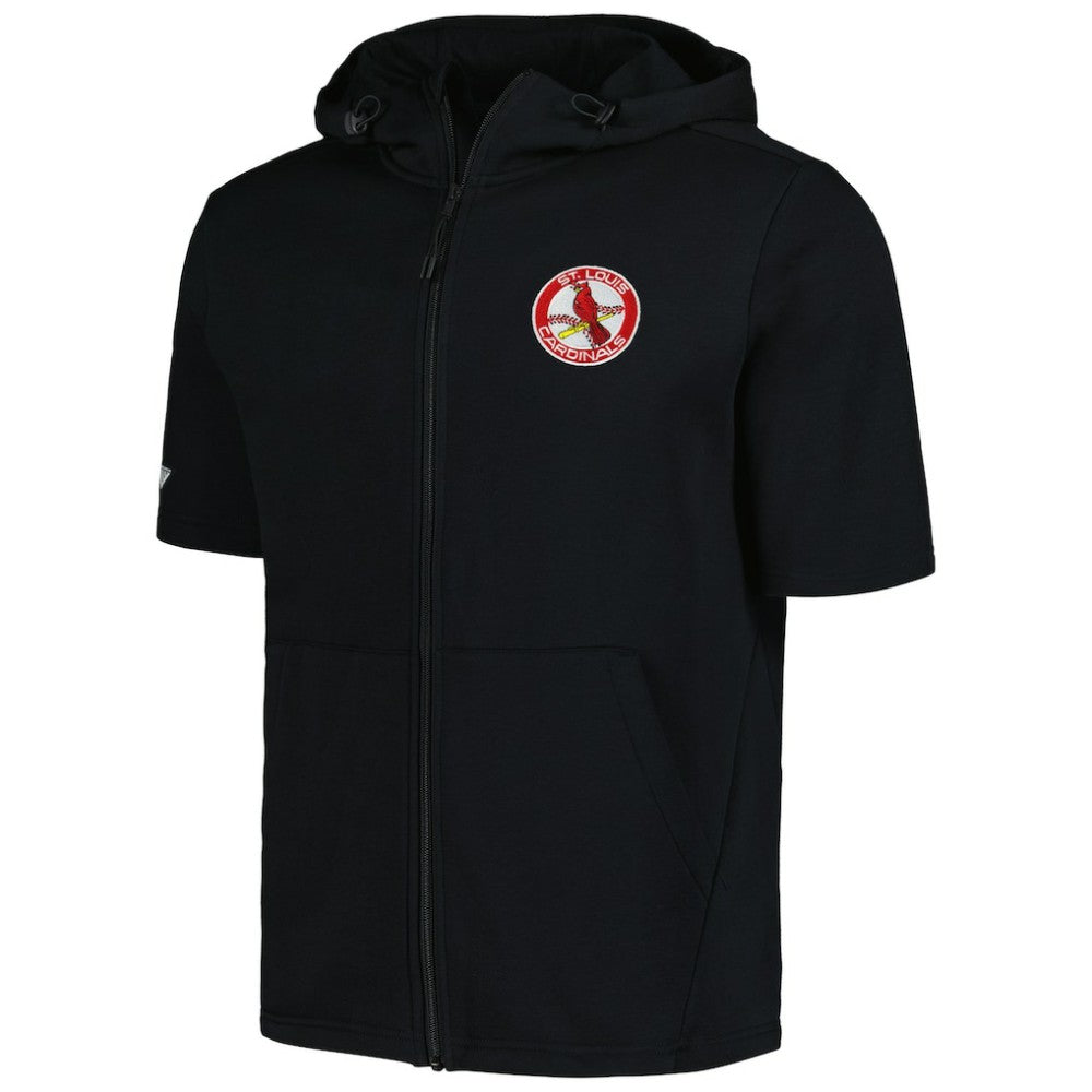 St. Louis Cardinals Levelwear Recruit Short Sleeve Full-Zip Hoodie | MLB On Sale