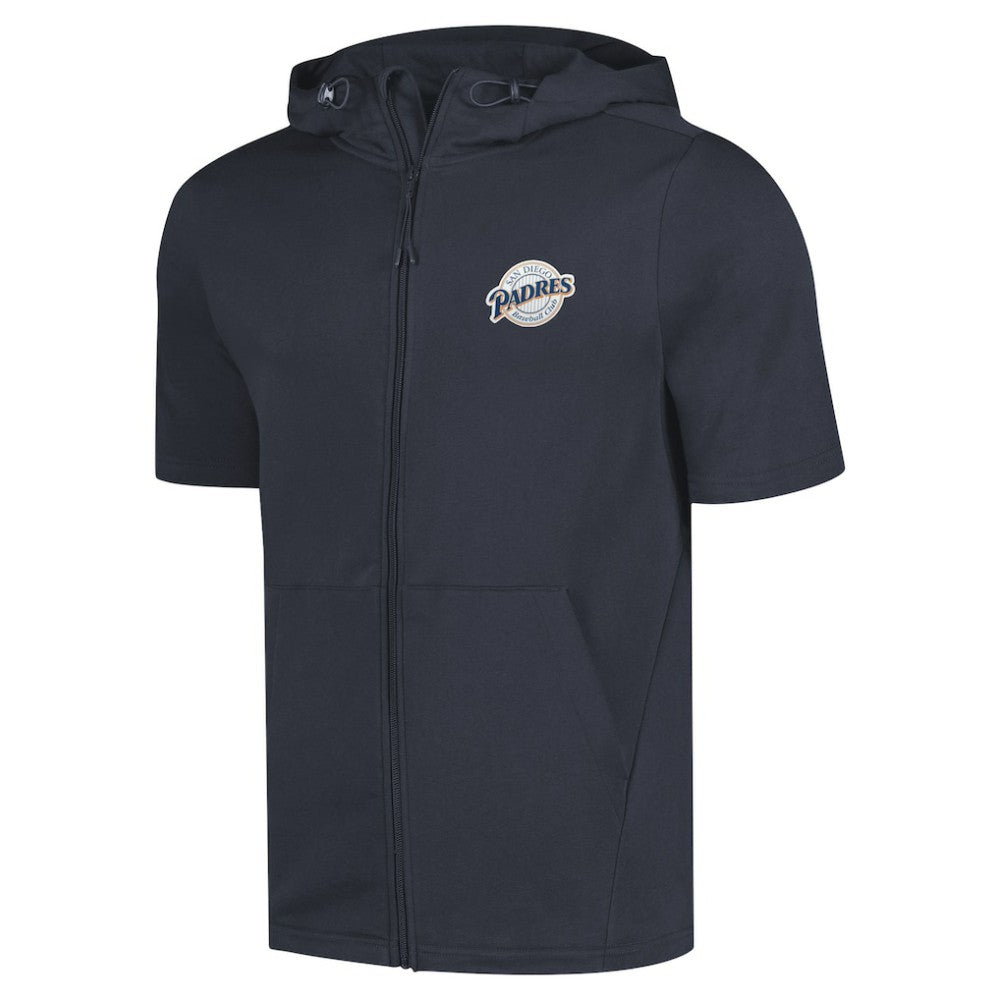 San Diego Padres Levelwear Recruit Short Sleeve Full-Zip Hoodie | MLB US