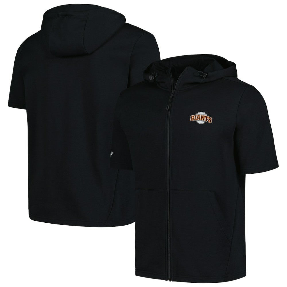 San Francisco Giants Levelwear Recruit Short Sleeve Full-Zip Hoodie | MLB Online