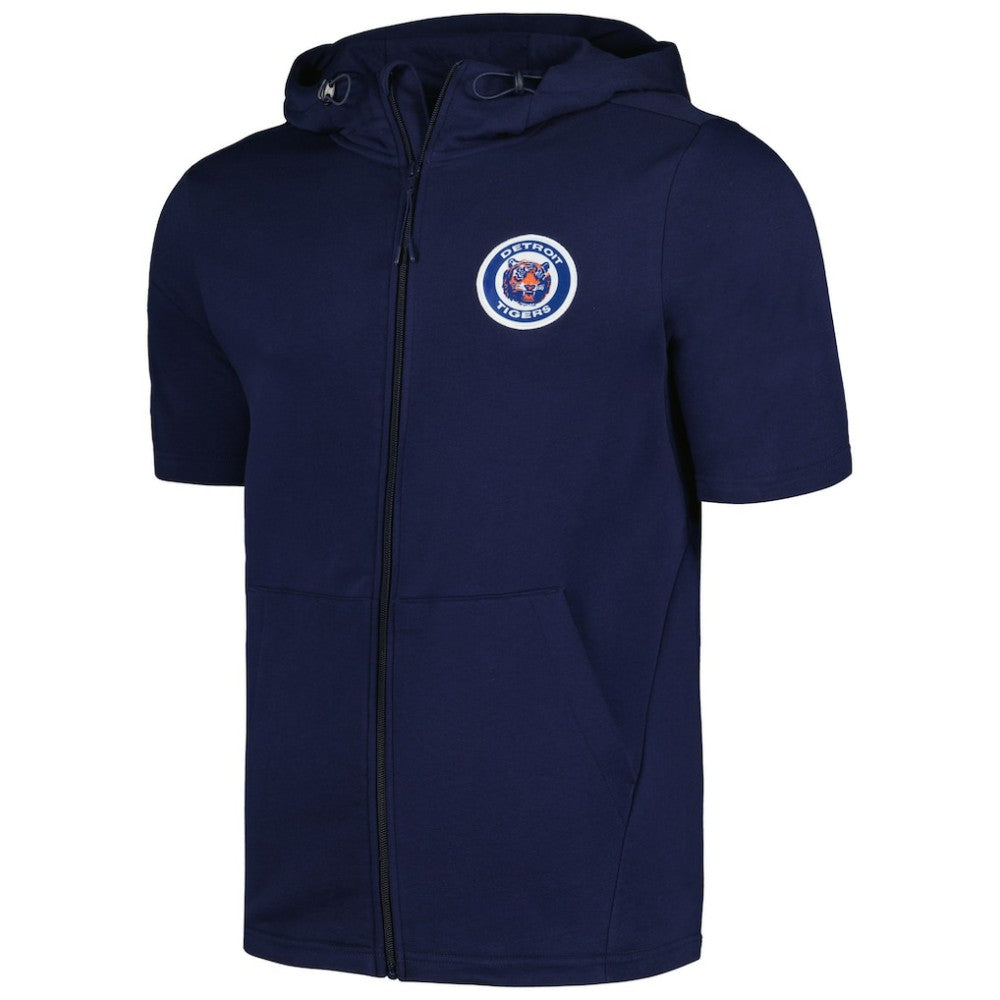Detroit Tigers Levelwear Recruit Short Sleeve Full-Zip Hoodie | MLB Near me