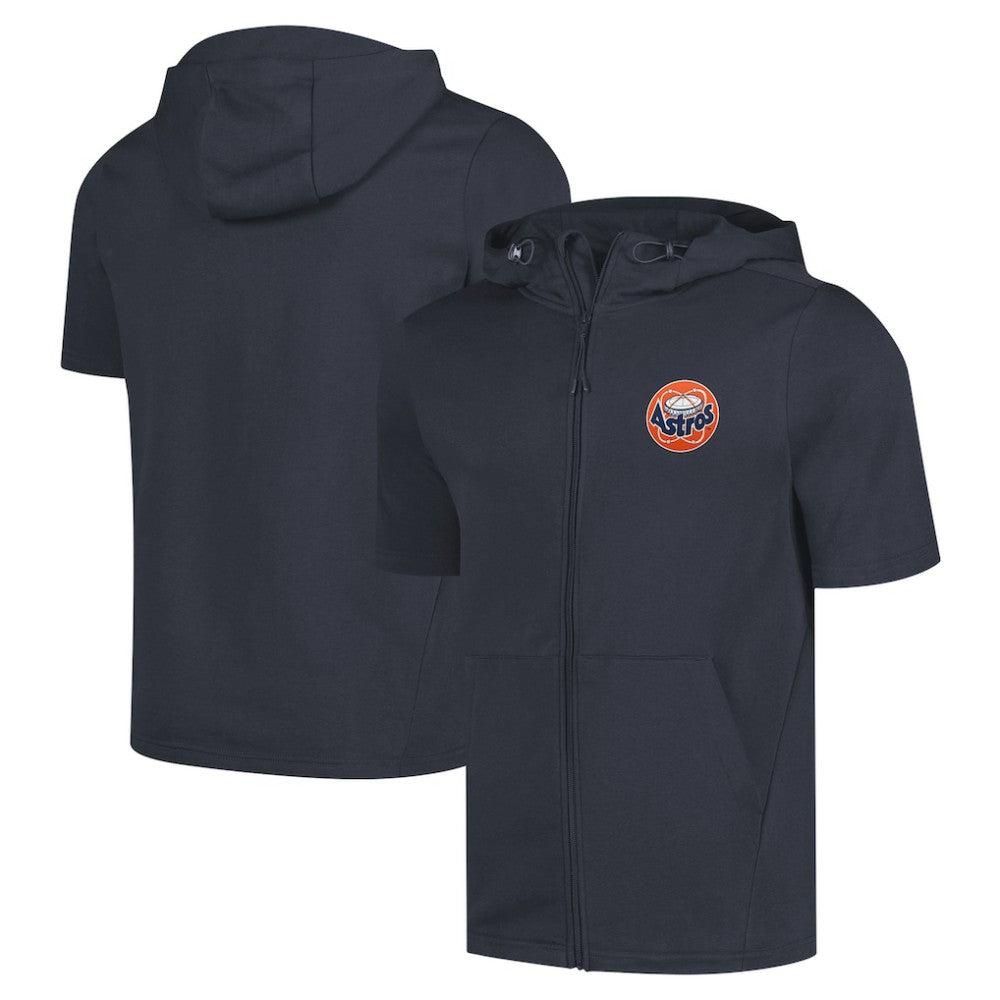Houston Astros Levelwear Recruit Short Sleeve Full-Zip Hoodie | MLB Sale
