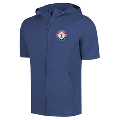 Texas Rangers Levelwear Recruit Short Sleeve Full-Zip Hoodie | MLB US