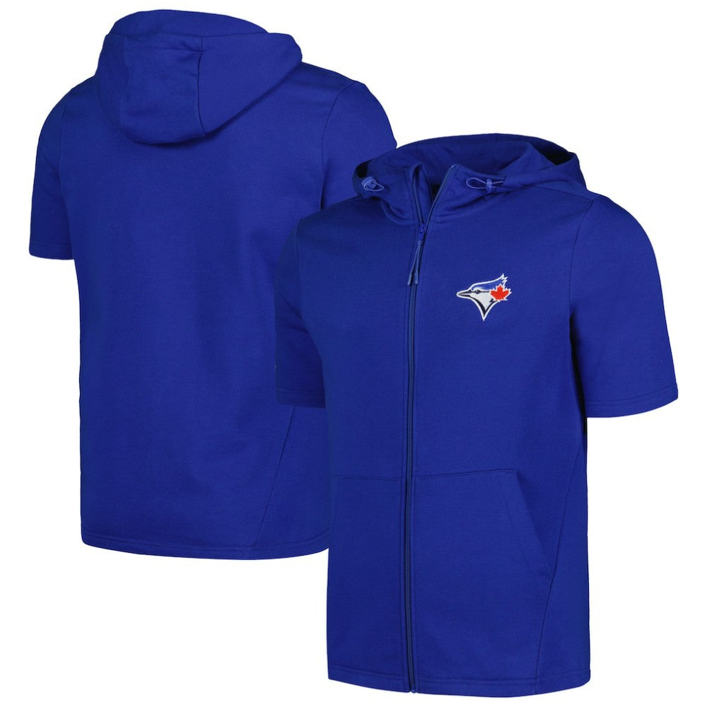 Toronto Blue Jays Levelwear Recruit Short Sleeve Full-Zip Hoodie | MLB US
