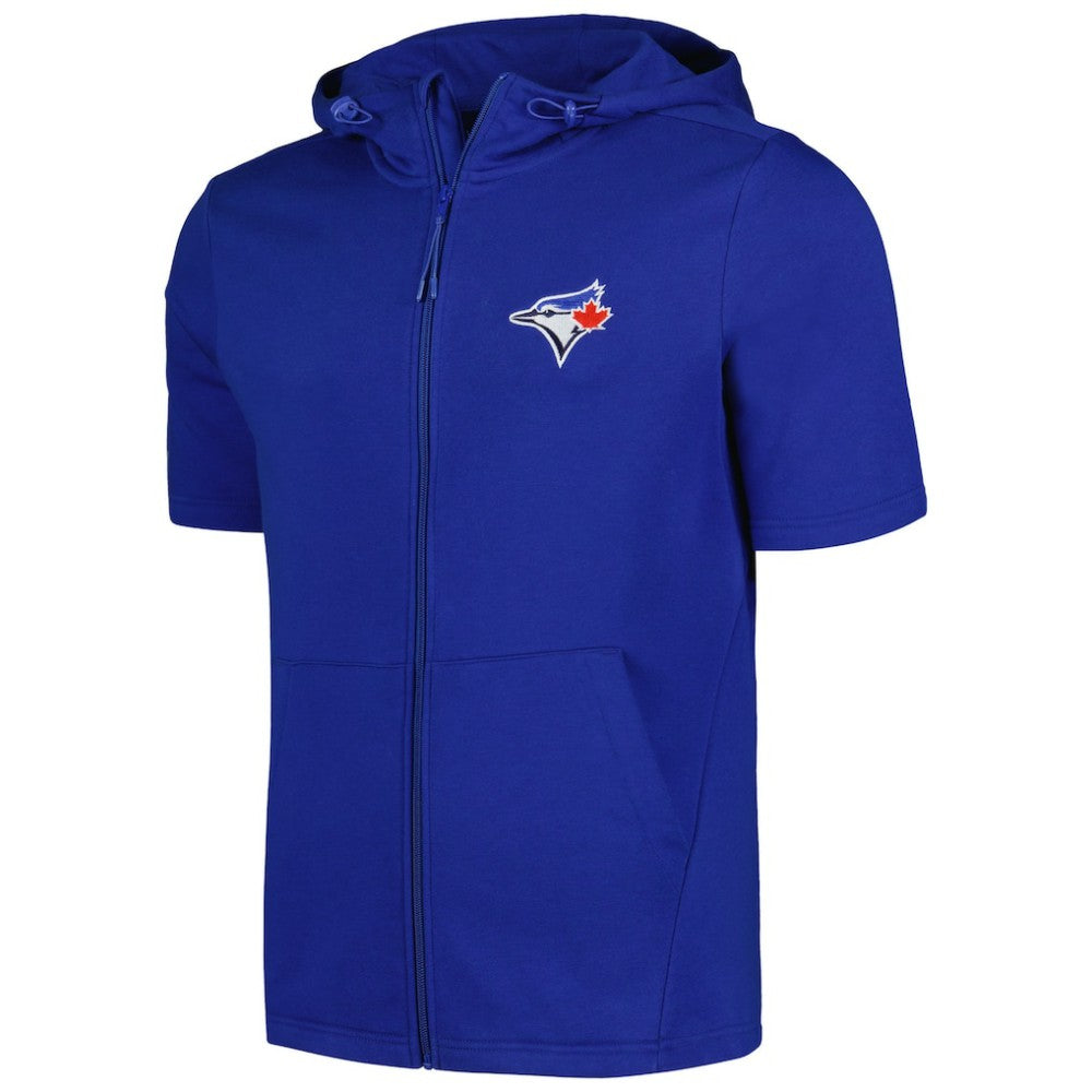 Toronto Blue Jays Levelwear Recruit Short Sleeve Full-Zip Hoodie | MLB US