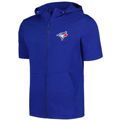 Toronto Blue Jays Levelwear Recruit Short Sleeve Full-Zip Hoodie | MLB US