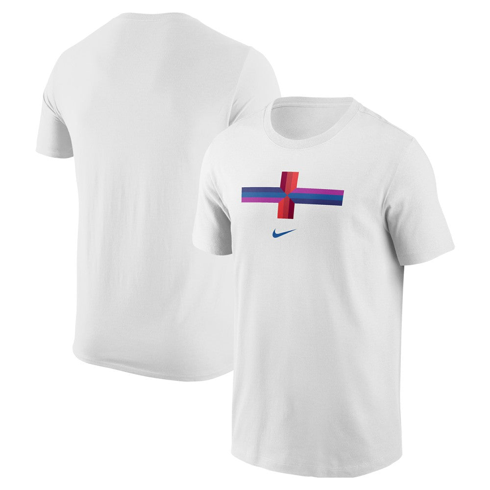 England National Team Localized Core Cotton T-Shirt White - Nike