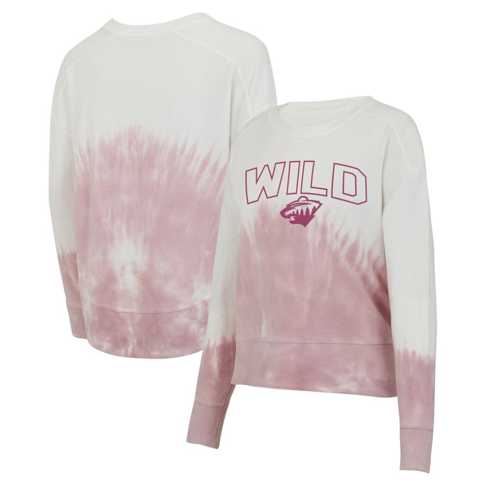 Minnesota Wild Concepts Sport Women's Orchard Tie-Dye Long Sleeve Top Sale