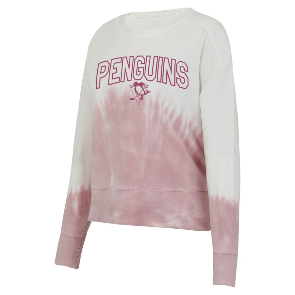 Pittsburgh Penguins Concepts Sport Women's Orchard Tie-Dye Long Sleeve Top Sale