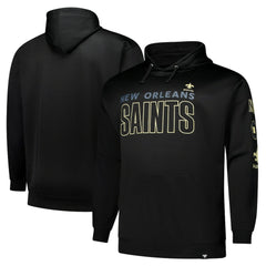 New Orleans Saints Fanatics Big & Tall Fleece Pullover Hoodie