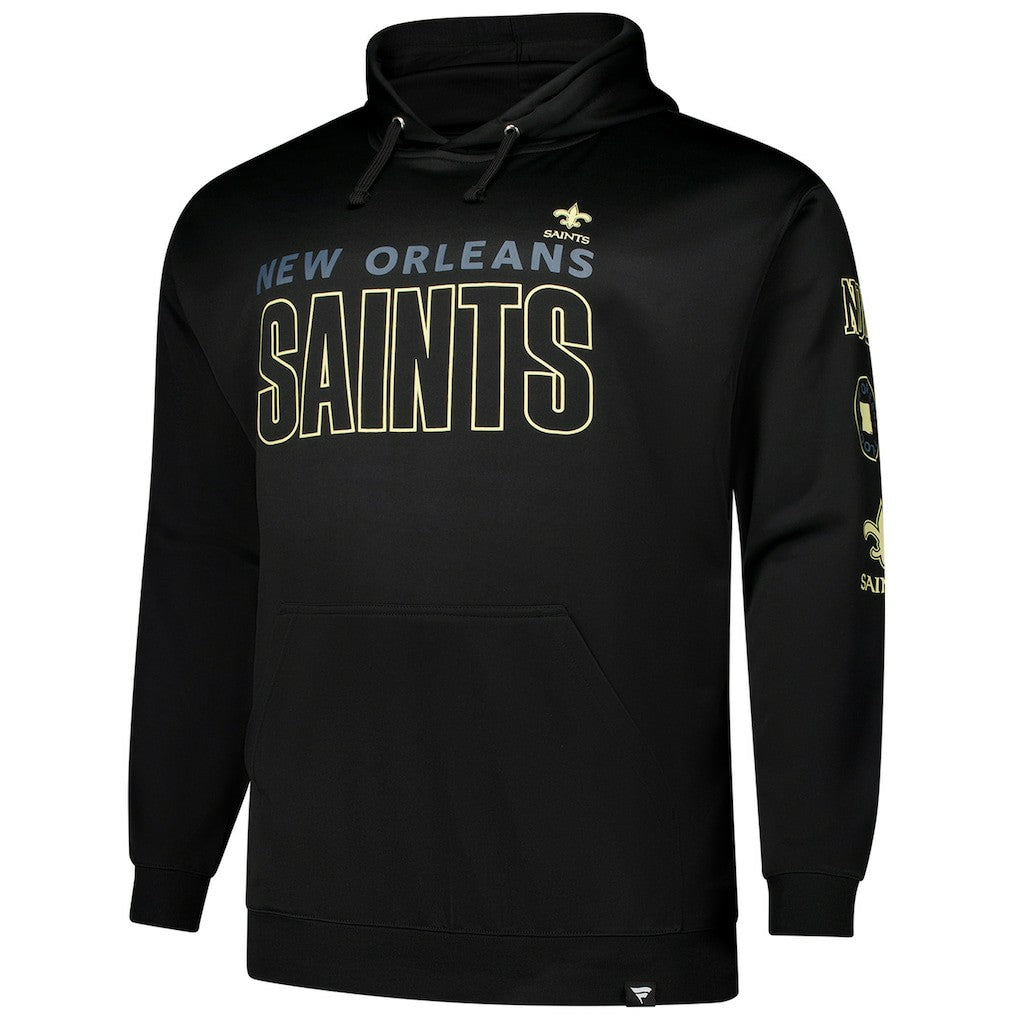 New Orleans Saints Fanatics Big & Tall Fleece Pullover Hoodie