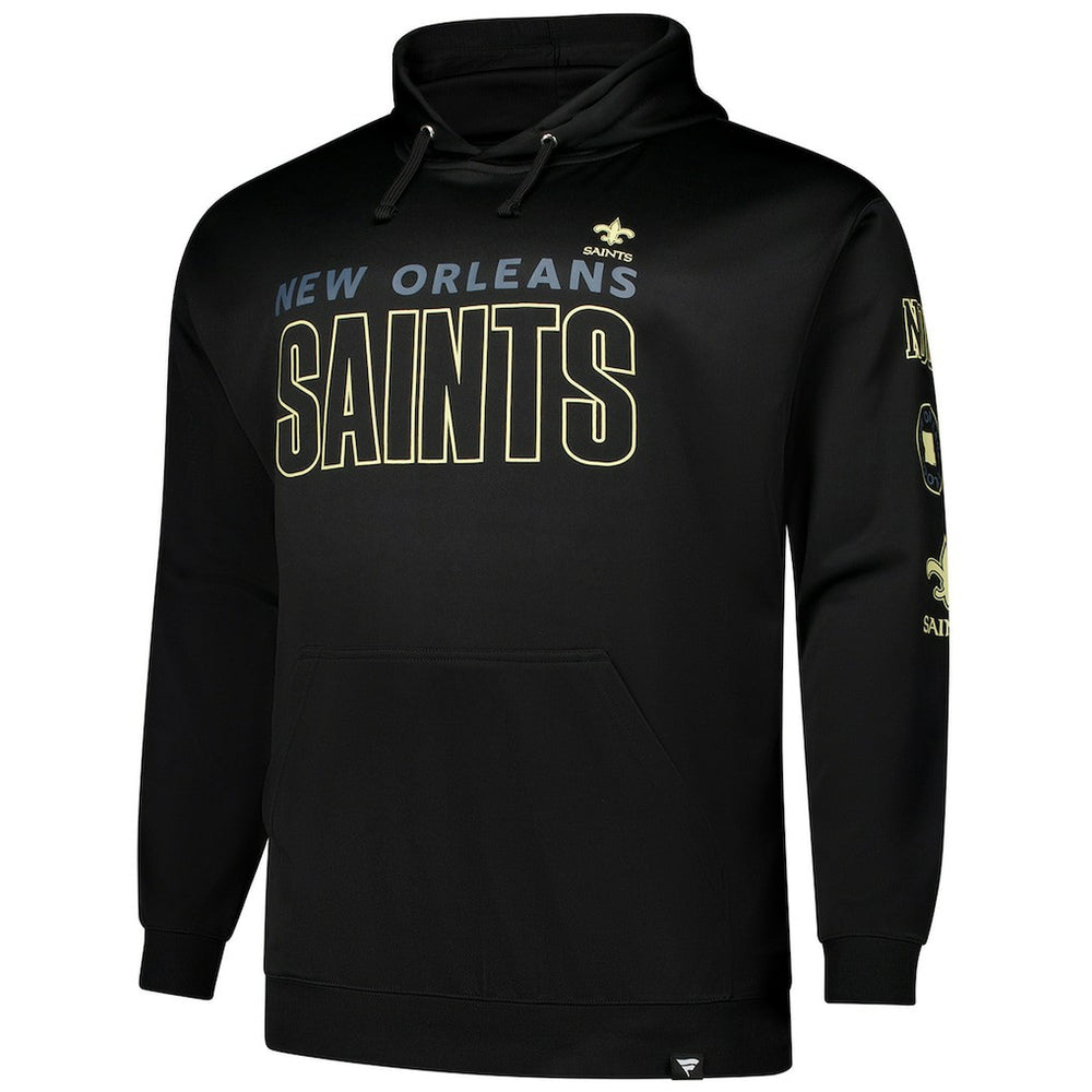 New Orleans Saints Fanatics Big & Tall Fleece Pullover Hoodie