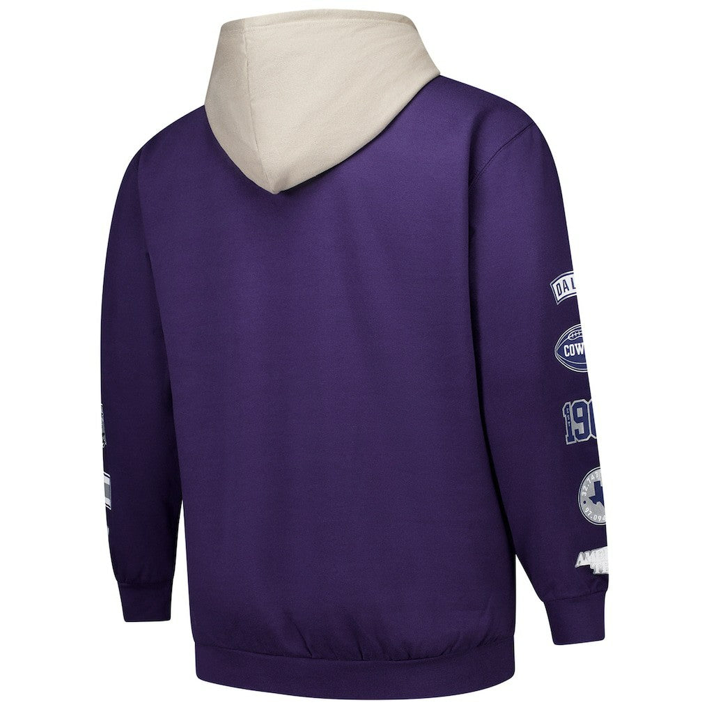 Dallas Cowboys Fanatics Big & Tall Patched Out Pullover Hoodie