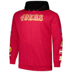 San Francisco 49ers Fanatics Big & Tall Patched Out Pullover Hoodie
