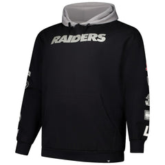 Las Vegas Raiders Fanatics Big & Tall Patched Out Pullover Hoodie