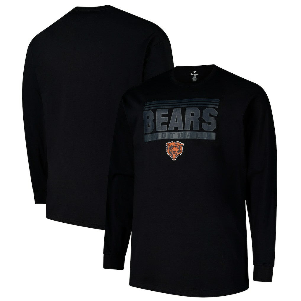 Chicago Bears  Profile Big & Tall Pop Long Sleeve T-Shirt