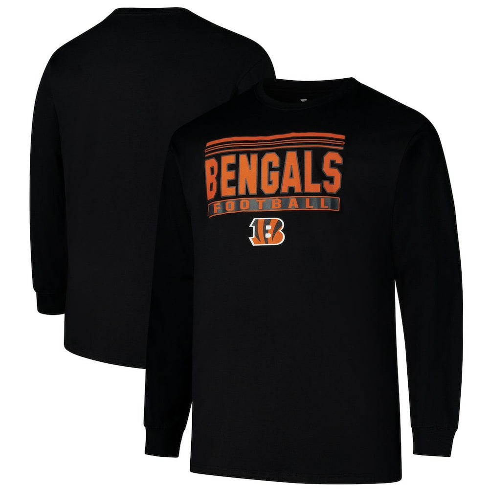 Cincinnati Bengals  Profile Big & Tall Pop Long Sleeve T-Shirt