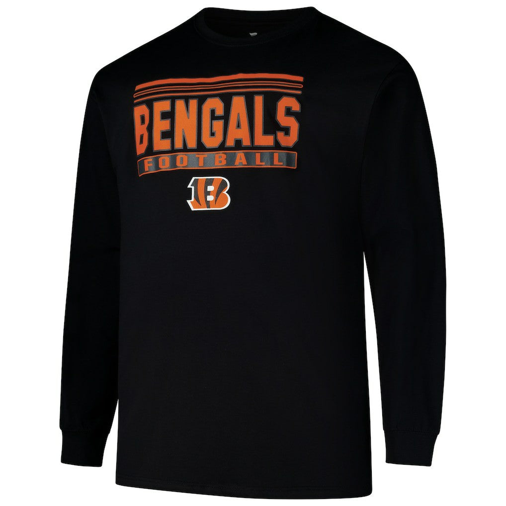 Cincinnati Bengals  Profile Big & Tall Pop Long Sleeve T-Shirt