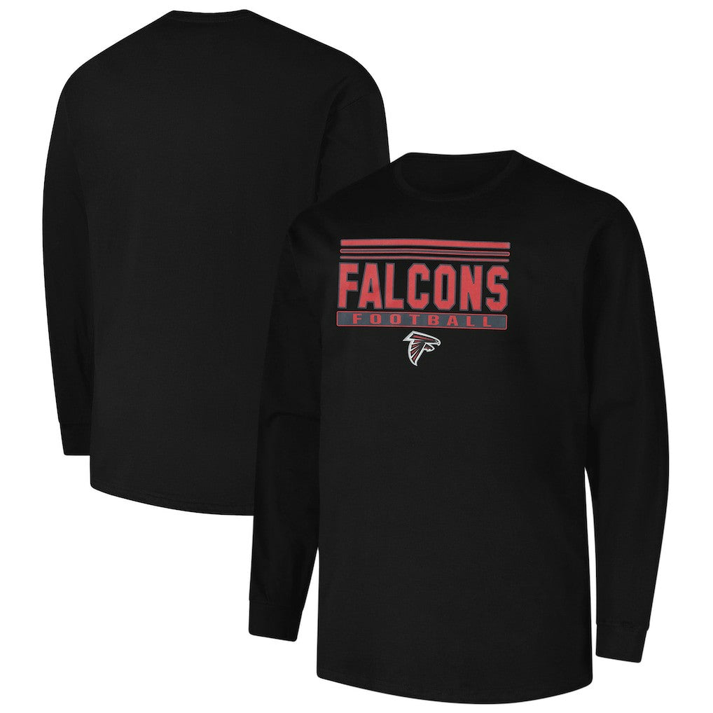 Atlanta Falcons  Profile Big & Tall Pop Long Sleeve T-Shirt