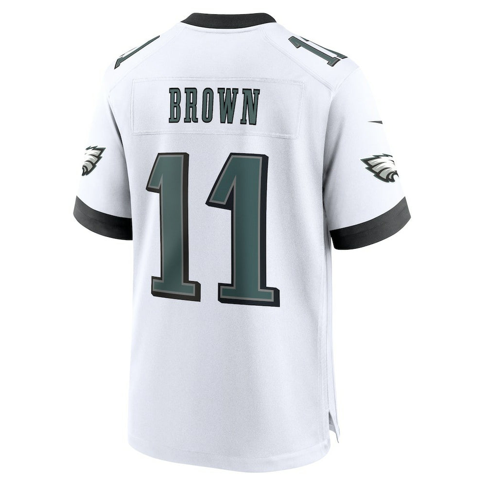 Philadelphia Eagles Nike A.J. Brown  White Game Jersey
