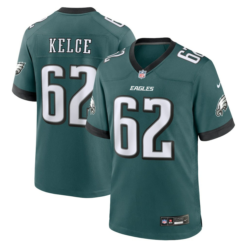 Philadelphia Eagles Nike Jason Kelce  Team Game Jersey