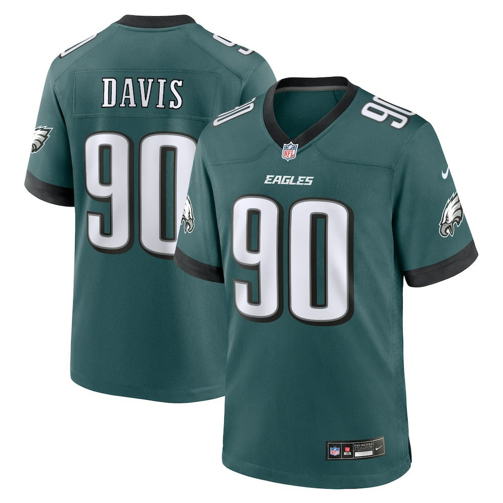 Philadelphia Eagles Nike Jordan Davis  Team Game Jersey