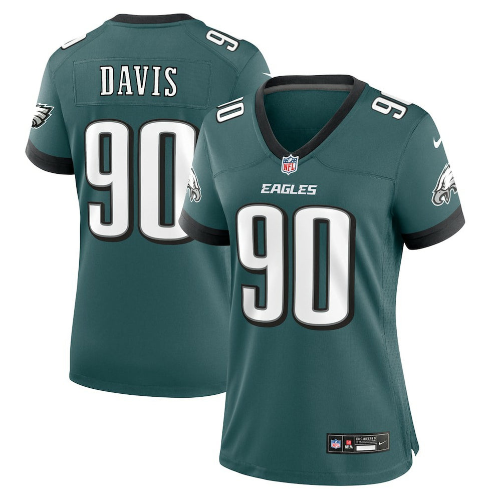 Philadelphia Eagles Nike Jordan Davis  Women's Team Game Jersey