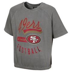 San Francisco 49ers  Women's Mineral Wash Short Sleeve Top