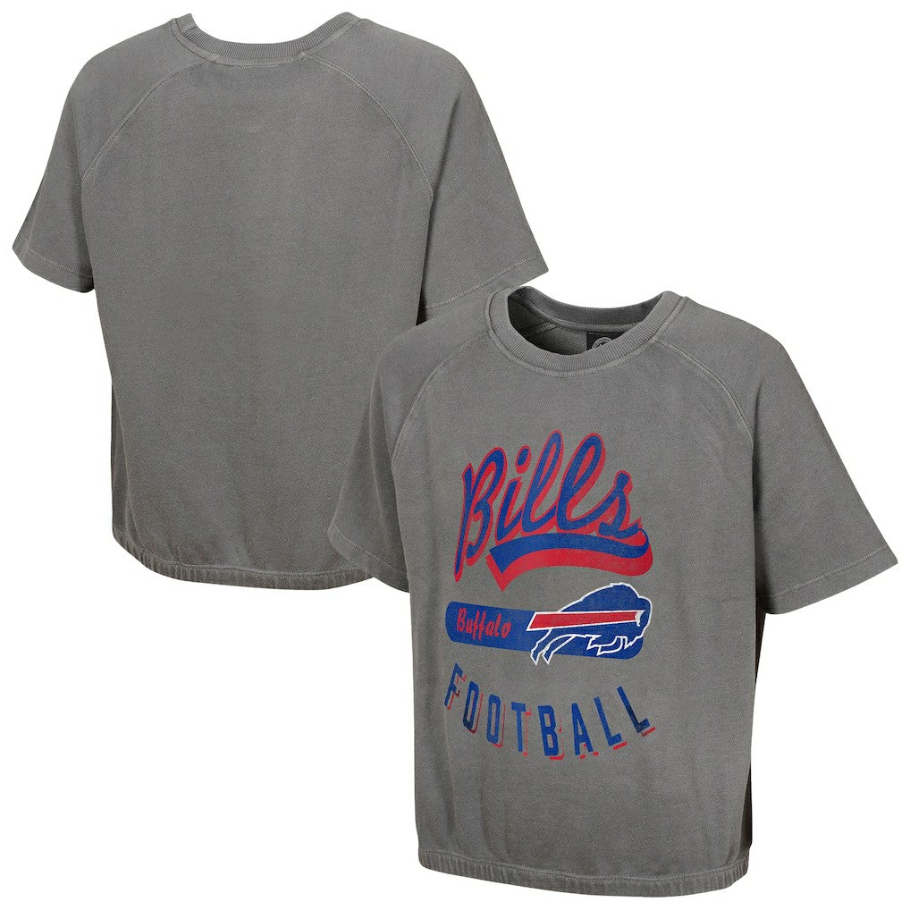 Buffalo Bills  Women's Mineral Wash Short Sleeve Top