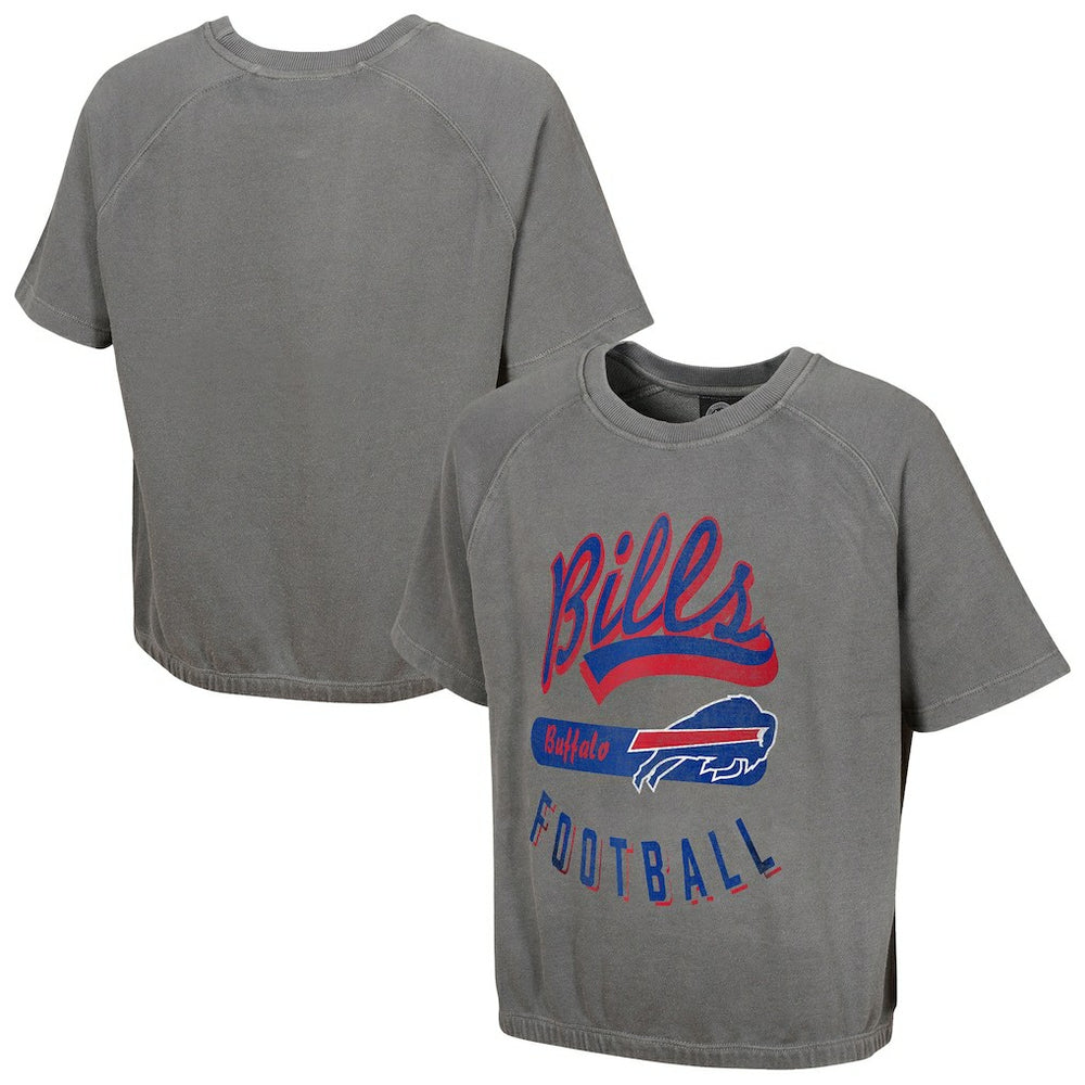 Buffalo Bills  Women's Mineral Wash Short Sleeve Top