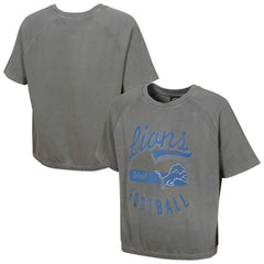 Detroit Lions  Women's Mineral Wash Short Sleeve Top